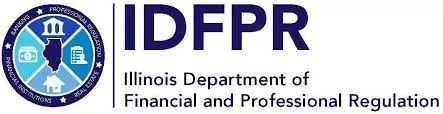 A logo for the department of financial and professional services.