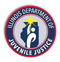 A picture of the illinois department of juvenile justice seal.