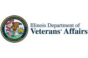 A picture of the illinois department of veterans ' affairs logo.