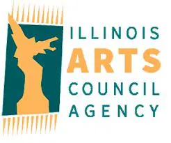 A logo for the illinois arts council and agency.