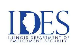 The illinois department of employment security logo.